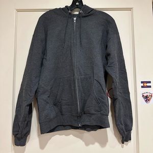 Grey Zip-up Hoodie